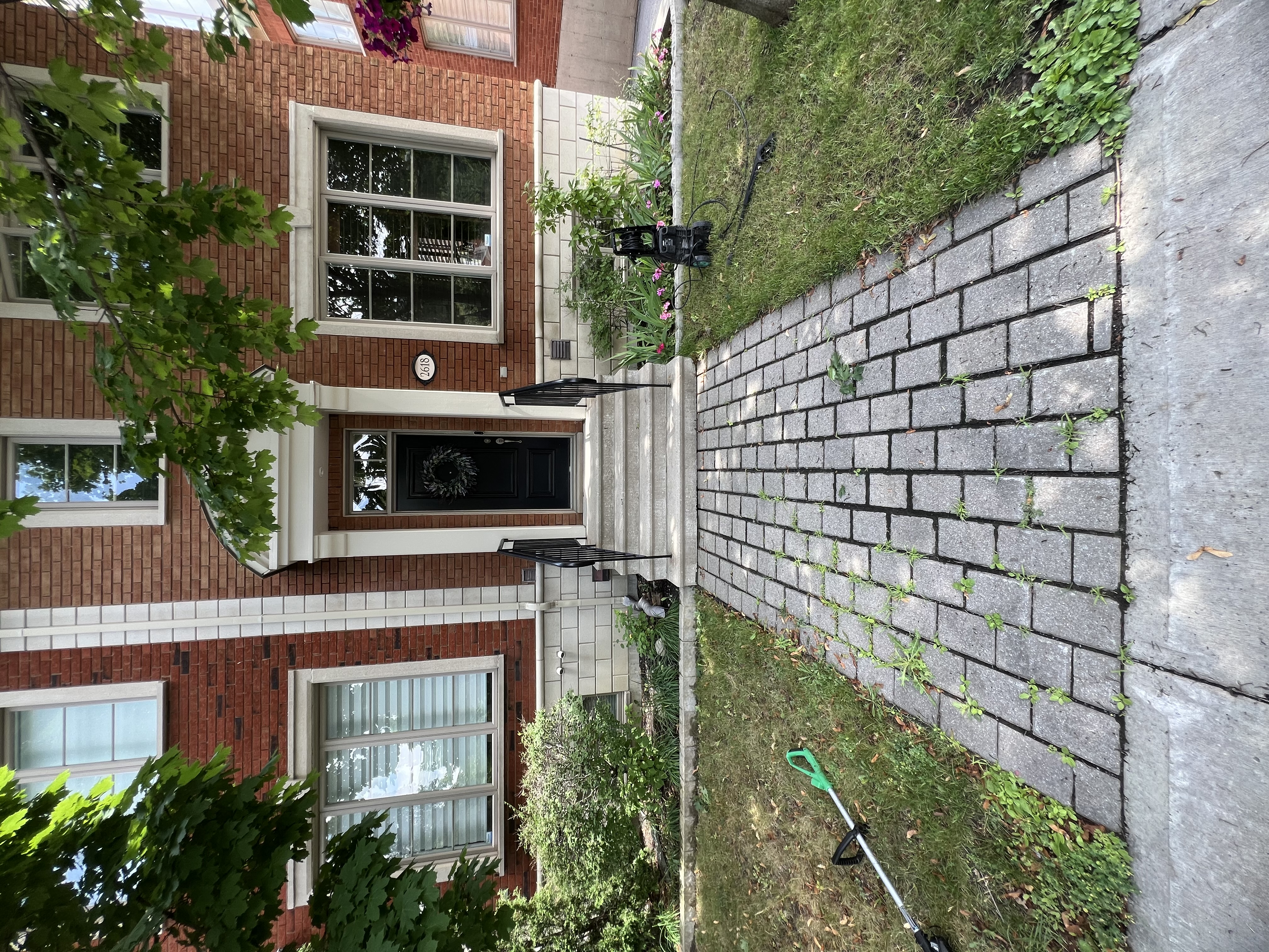 Before — pressure washing